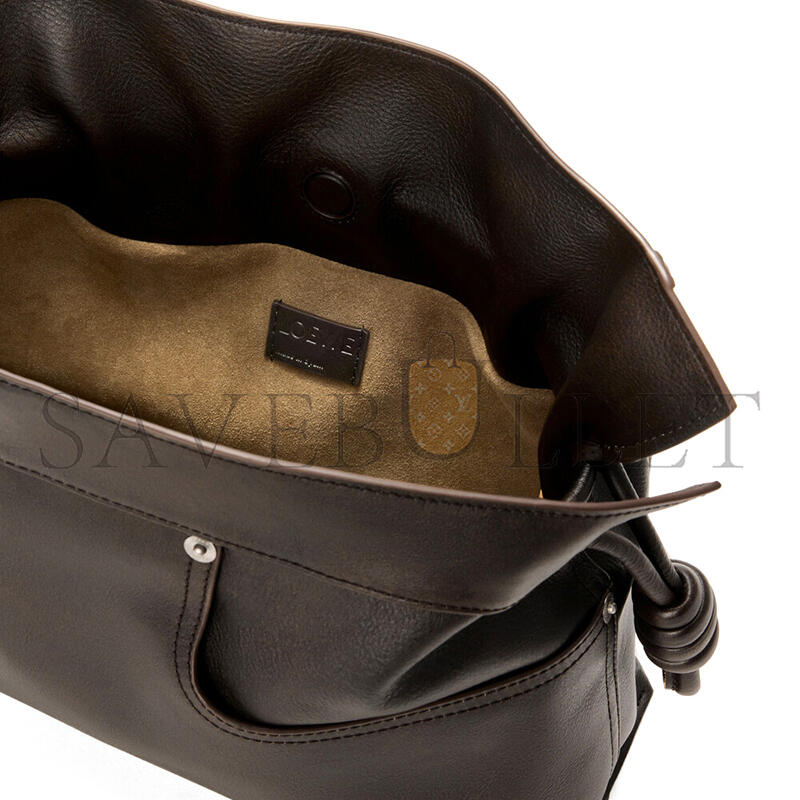 L0ew* panta medium flamenco clutch in shiny calfskin a411fc1xbv (30*24.5*10.5cm)